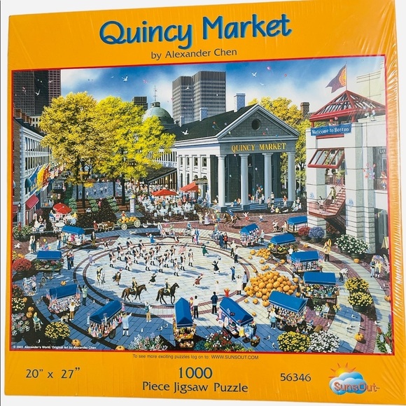 SunsOut Quincy Market 1000 Piece Jigsaw Puzzle.